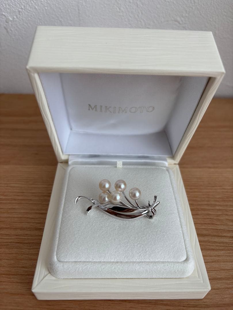 MIKIMOTO ブローチ 本真珠 花 ブーケ - メルカリ
