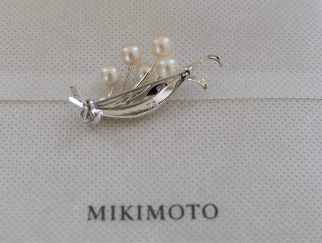 MIKIMOTO ブローチ 本真珠 花 ブーケ - メルカリ