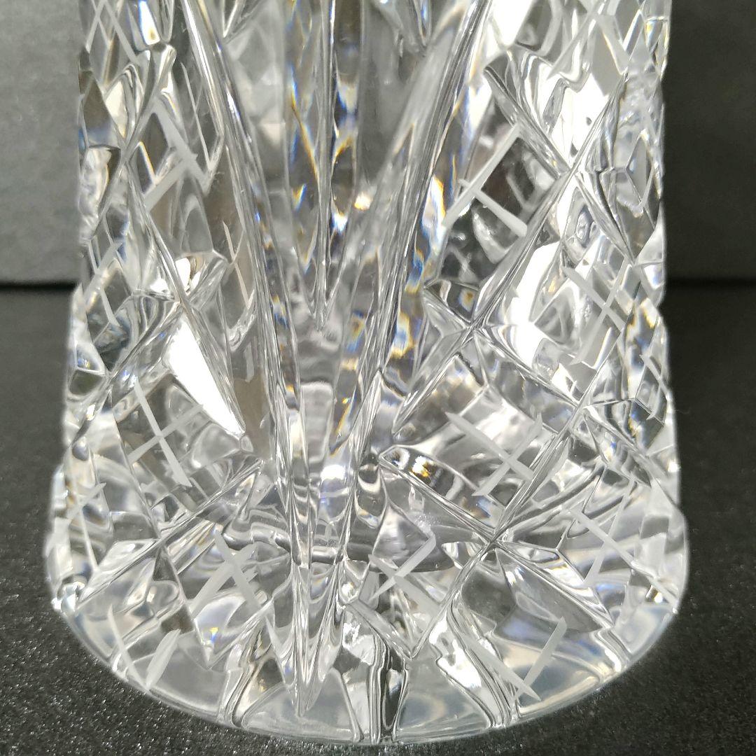 新品 ボヘミアガラス 花瓶 2個セット まとめ売り花瓶 ボヘミア