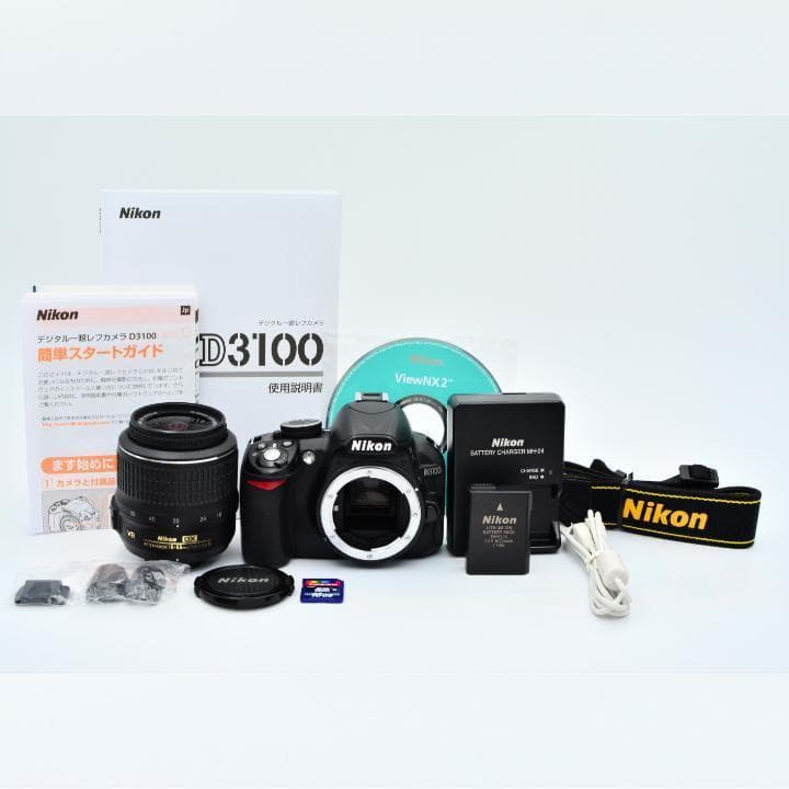 初心者OK♪ Nikon D3100｜ショット数少なめ＆SD付フルセット
