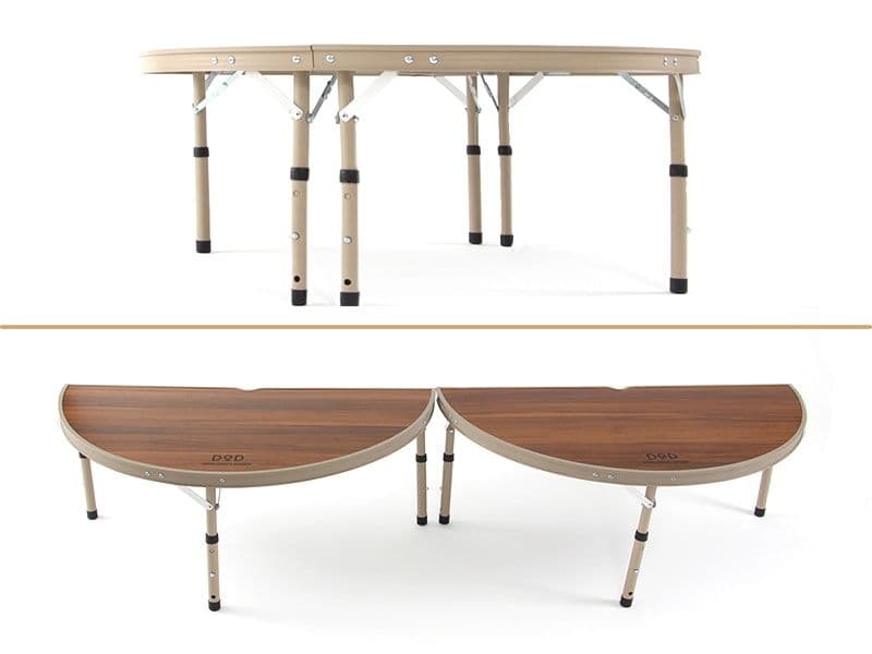 DOD 折りたたみ式アウトドアテーブル 黒 お試し程度の美品