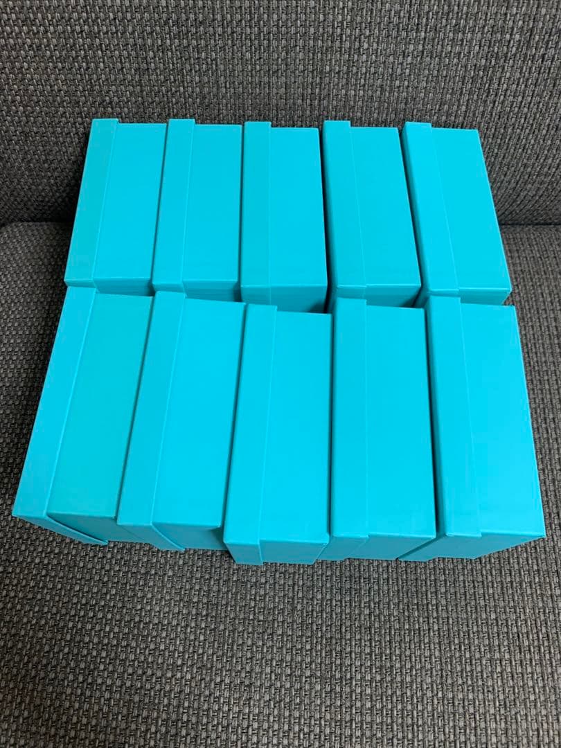 国内現行品 ティファニーブレスレット 空箱 アクセサリー小物入れ 10個