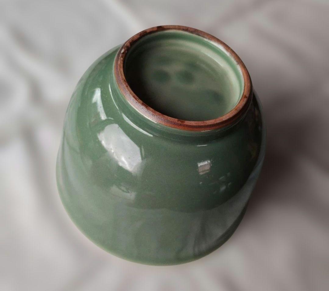 【新品未使用】オリーブ色の和食器