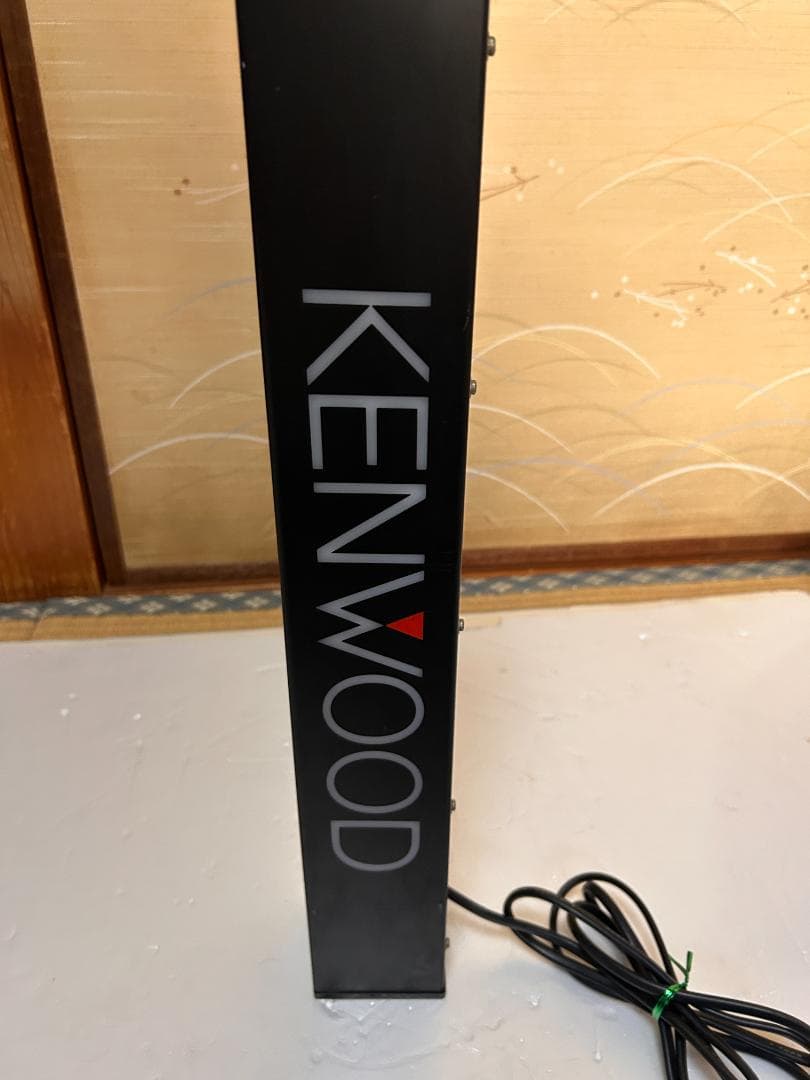 当時物 KENWOOD 店頭ディスプレイライト 現状 当時物 KENWOOD 店頭