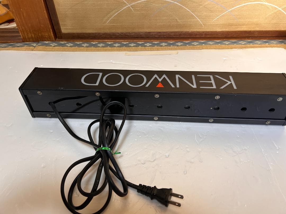 当時物 KENWOOD 店頭ディスプレイライト 現状