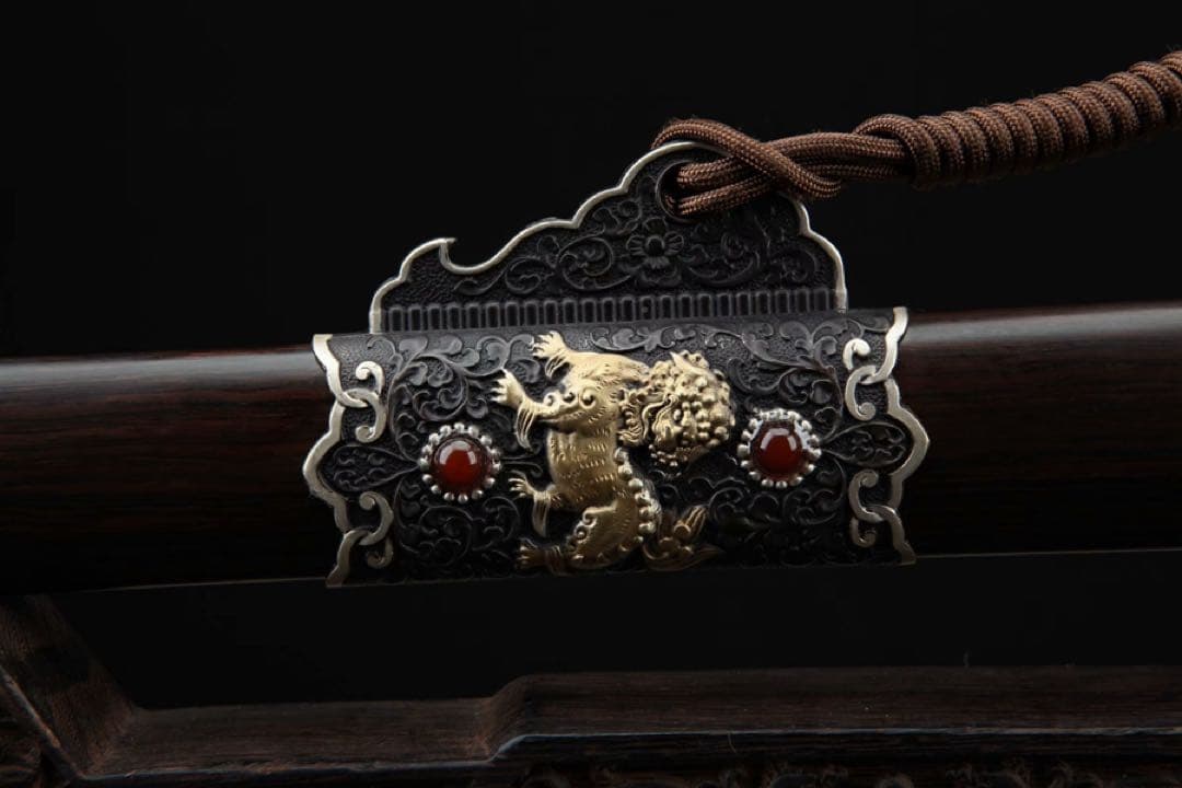 麒麟唐刀 唐剣 中華剣 舞踊刀 古兵器 武具 鑑賞刀