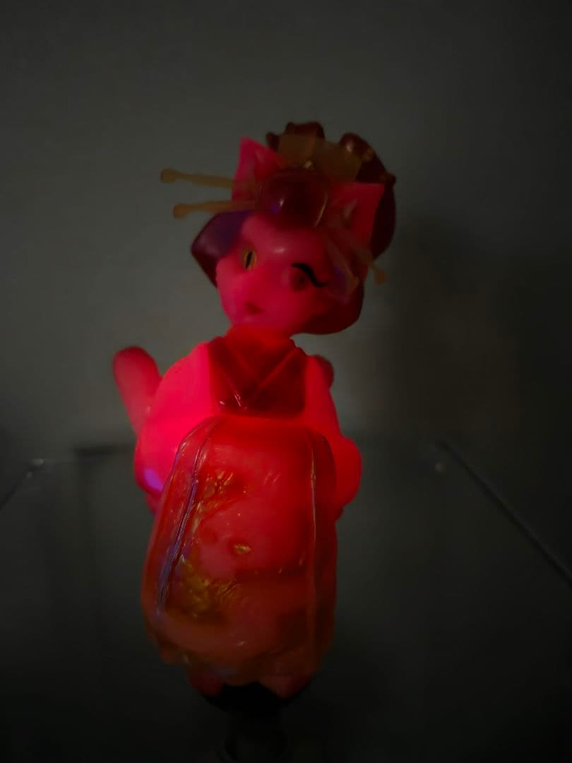 ま*ー様 地獄太夫 物ノ怪少女 化猫遊女 ヒカリトイズ ソフビ