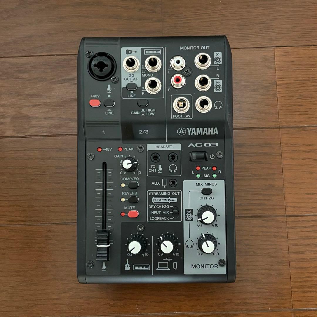 YAMAHA AG03 MK2 オーディオインターフェイス 本体 - メルカリ