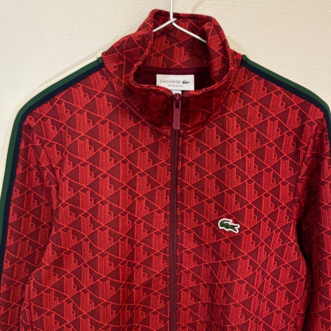 ラコステ LACOSTE モノグラムジャカードトラックジャケット