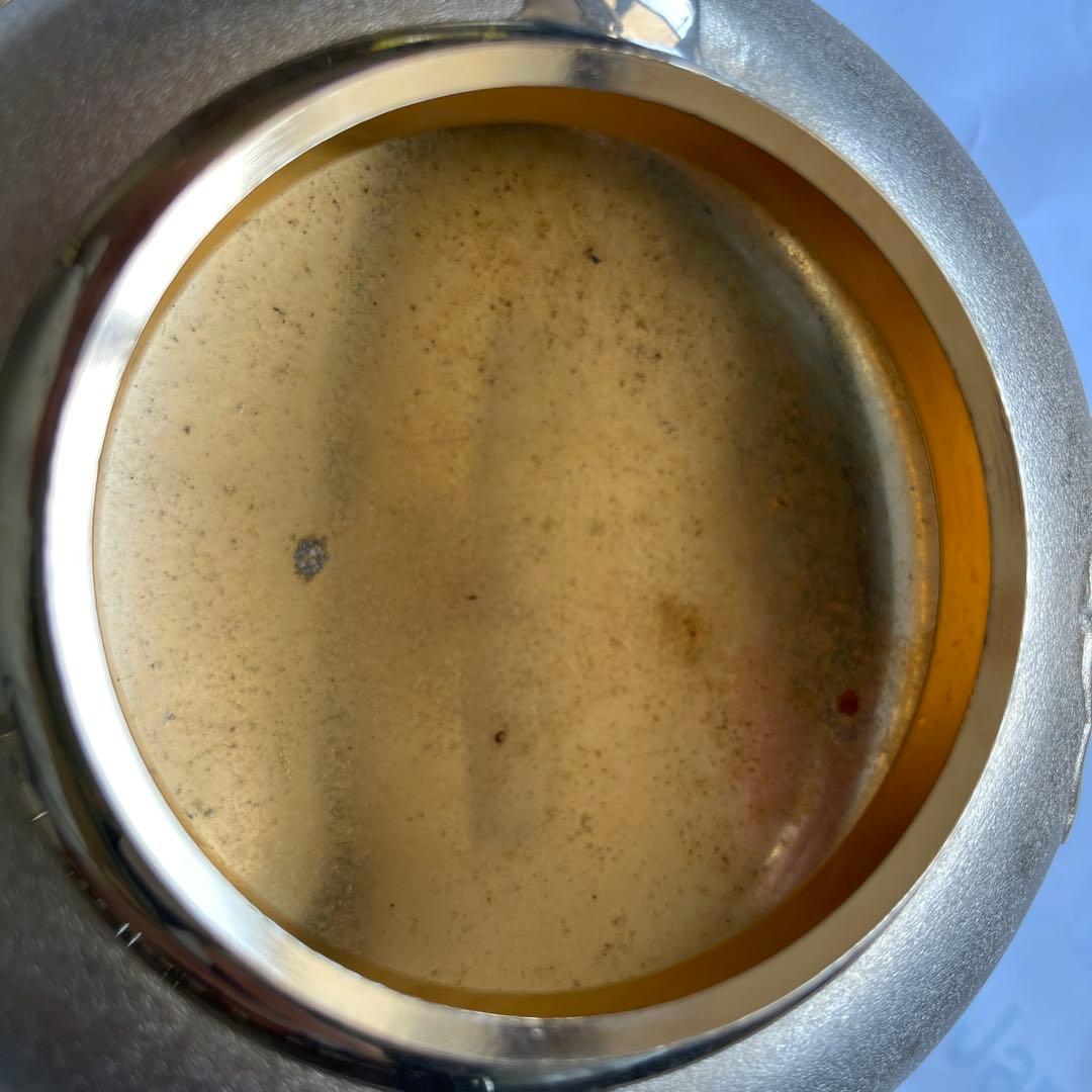 黃金茶釜 24KGP 香炉 銅鋳造インテリア コレクション