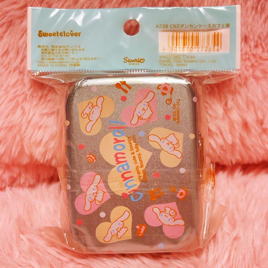 希少レア シナモロール 2段缶小物ケース 2004年製 サンリオ 平成レトロ