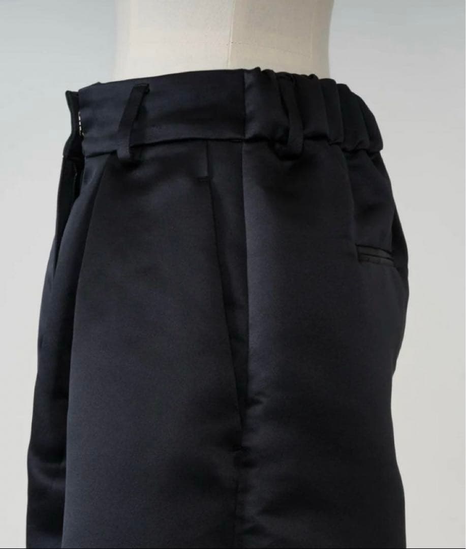 新品heve サテンフレアガウチョパンツ362024AW