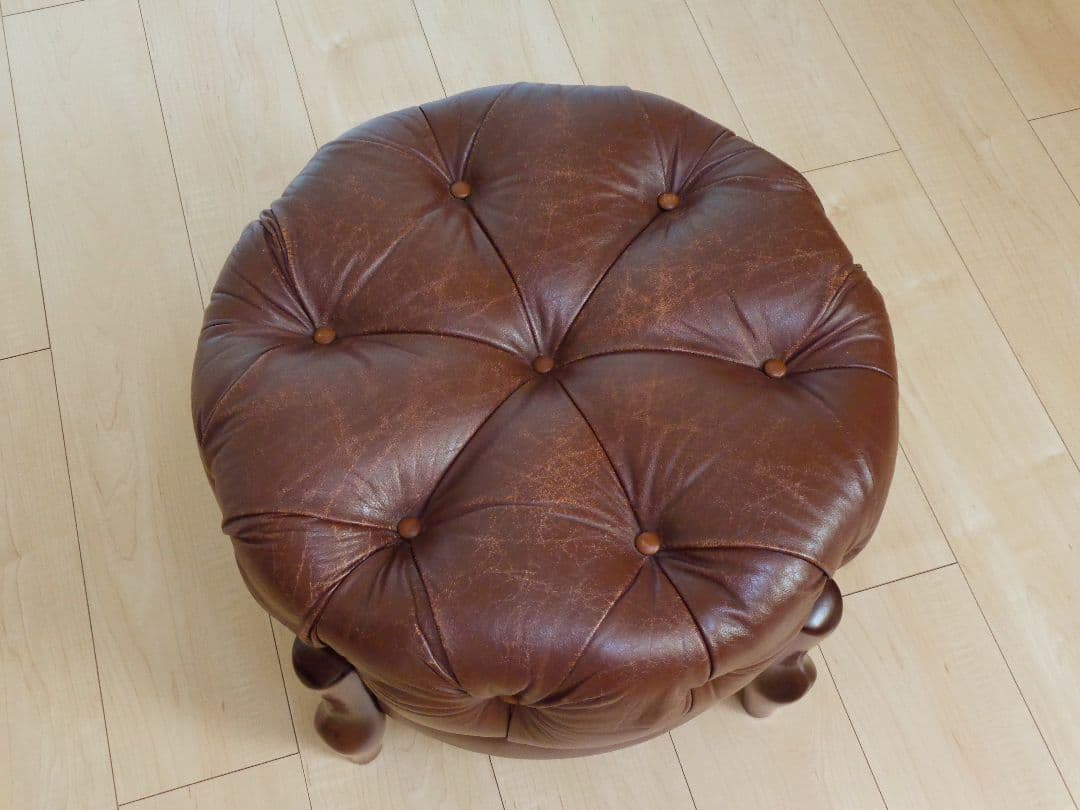 maruni マルニ ベルサイユ 本革 スツール オットマン チェア