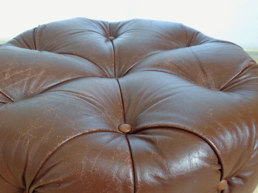 maruni マルニ ベルサイユ 本革 スツール オットマン チェア