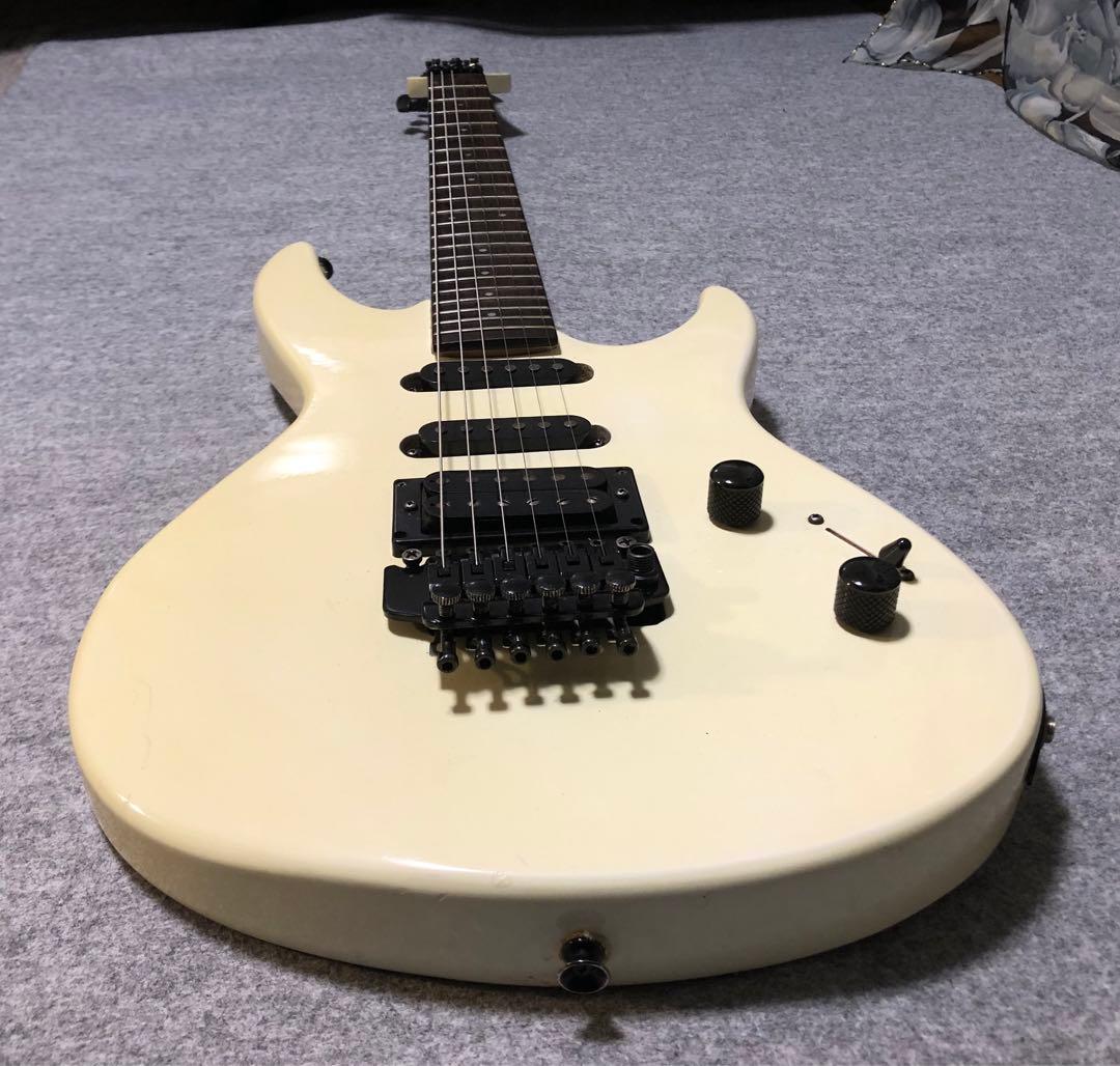 フル調整 アリアプロ2 VANGUARD ホワイト フロイドローズ エレキギター