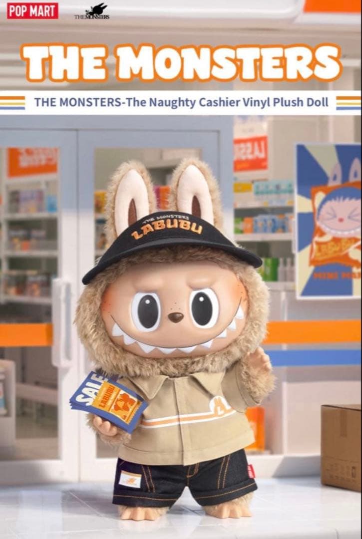 ☆新品☆LABUBUラブブ The Naughty Cashierぬいぐるみ