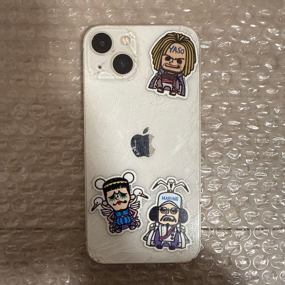 液晶不具合 背面割れ多数】iPhone13 128GB