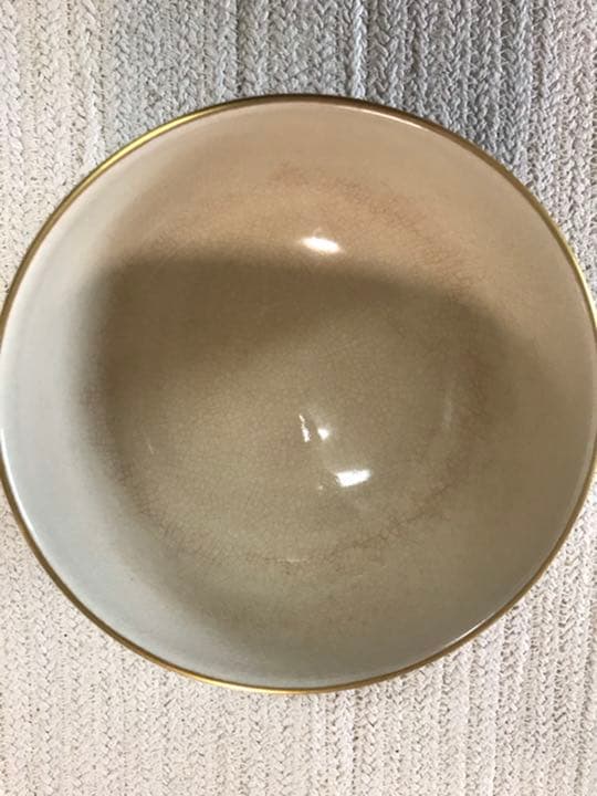 九谷焼　綿玉造　抹茶碗