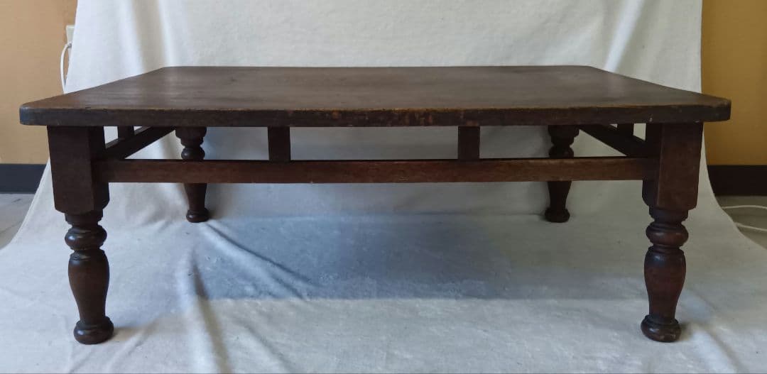 昭和レトロ 木製 文机 古道具 ローテーブル ガーデニング 花台 置台③