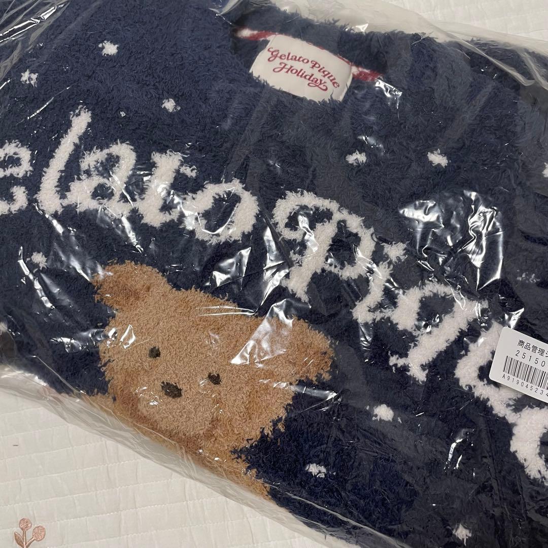 ジェラートピケ　ジェラートスノーベアジャガードプルオーバー＆ロングパンツ