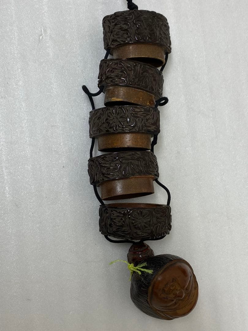 3-3247 推黒印籠・緒じめ玉、根付 - メルカリ