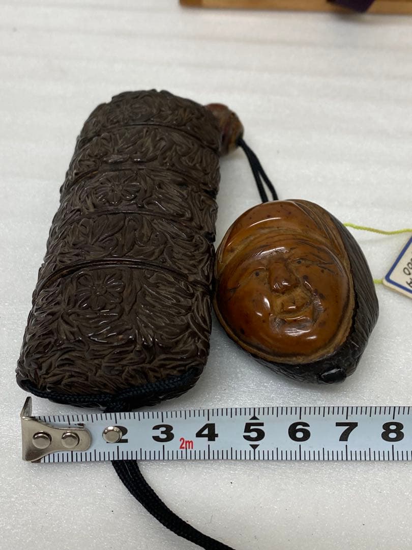 3-3247 推黒印籠・緒じめ玉、根付 - メルカリ
