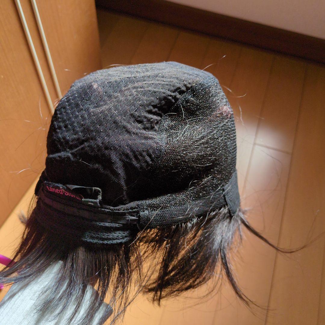 ウィッグ　ショート　ブラック　黒　リネアストリア