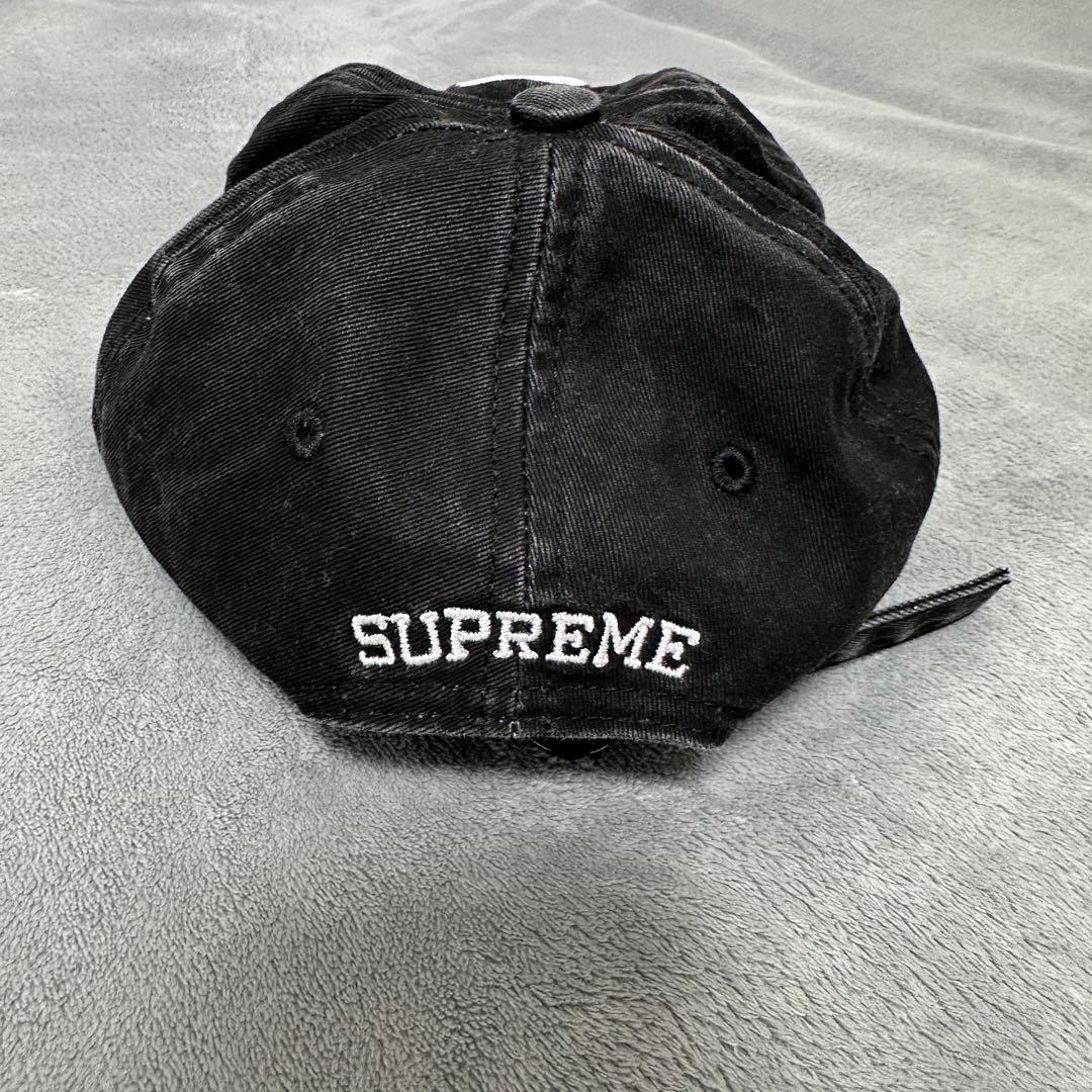 Supreme ブラックキャップ Sロゴ刺繍 - メルカリ
