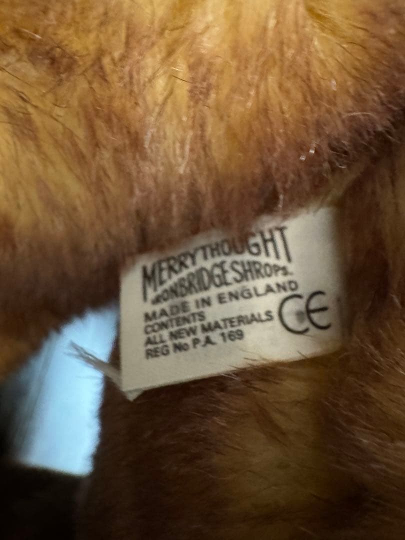 テディベア ビンテージ MERRYTHOUGHT 座高40c 110/500体