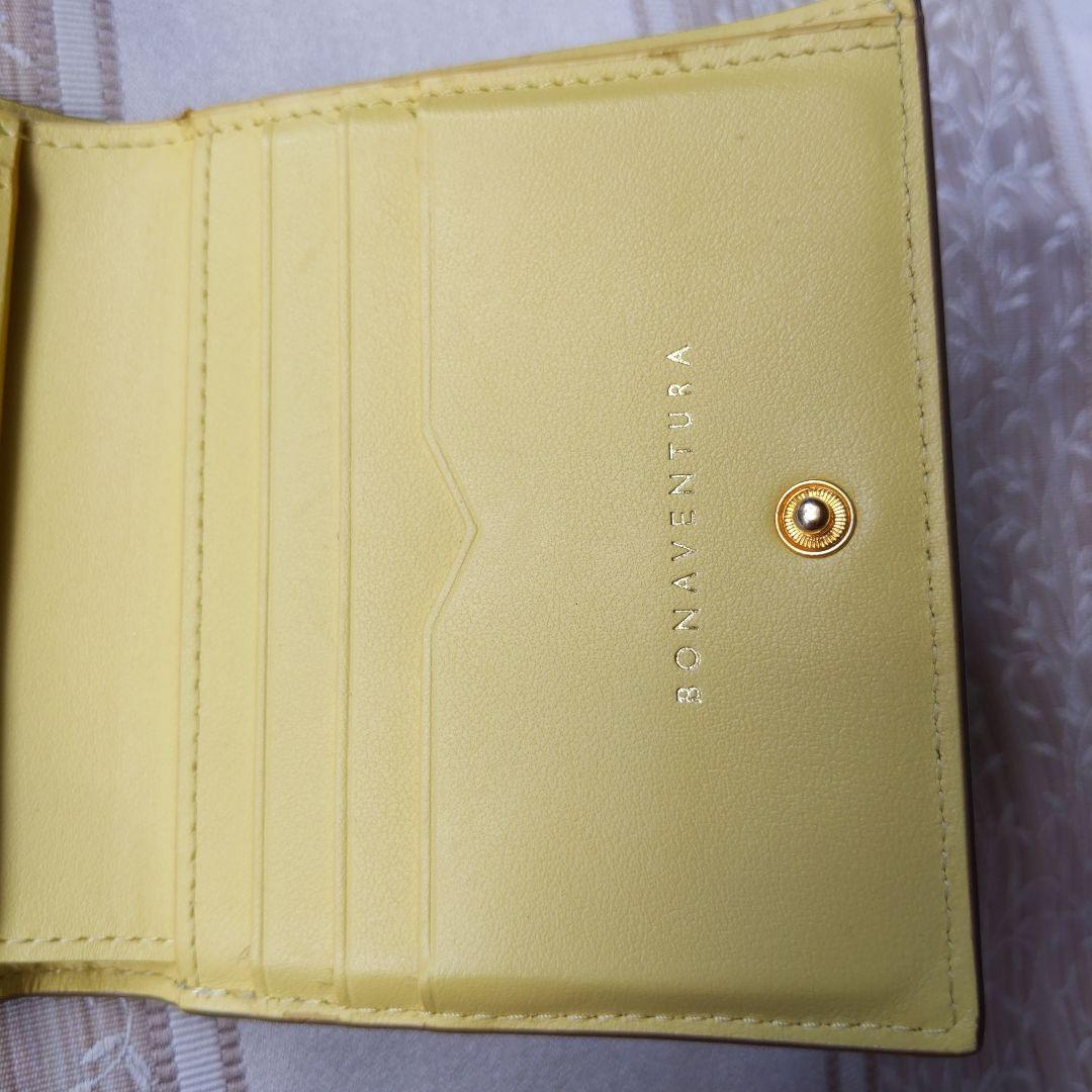 美品【ボナベンチュラ】バイフォールドウォレット 二つ折財布 エトープ