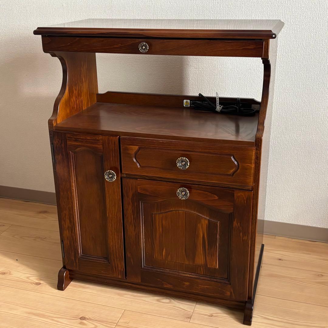 ✨️美品✨️ Karimoku カリモク コロニアル 電話台 サイドチェスト ✨️極美品✨️ Karimoku カリモク コロニアル 電話台 サイドチェスト