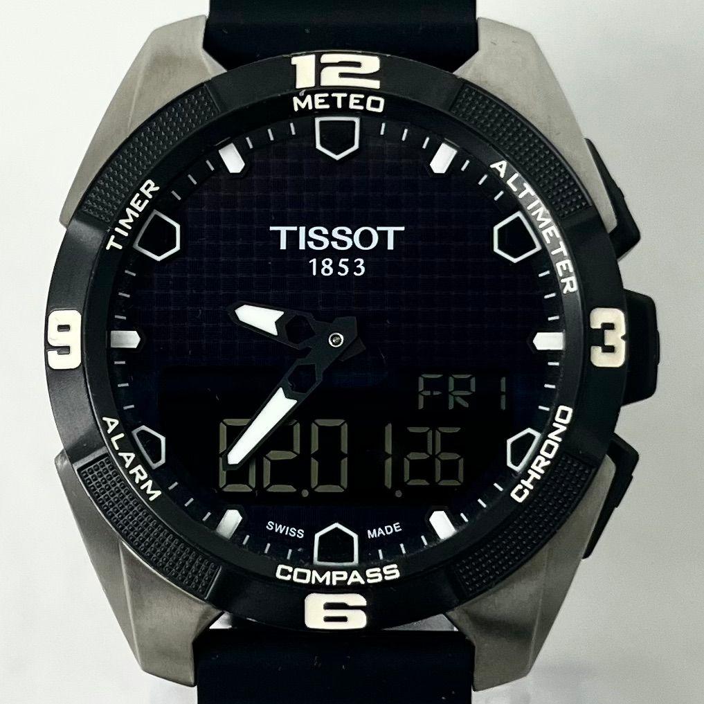 【稼働】 TISSOT T-TOUCH T091420A ソーラー 腕時計