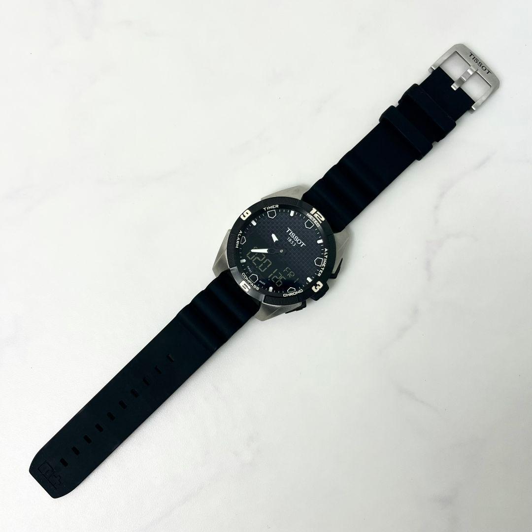 【稼働】 TISSOT T-TOUCH T091420A ソーラー 腕時計