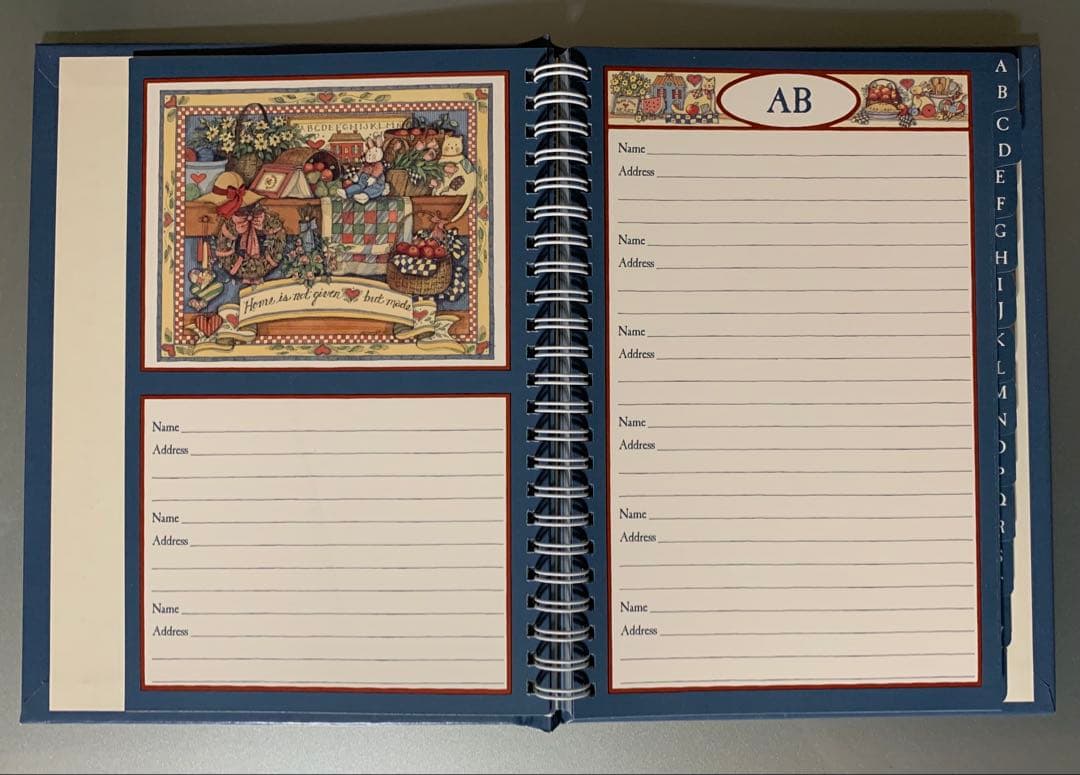 ラング社 SUSAN WINGET アドレスブック レトロ ヴィンテージ