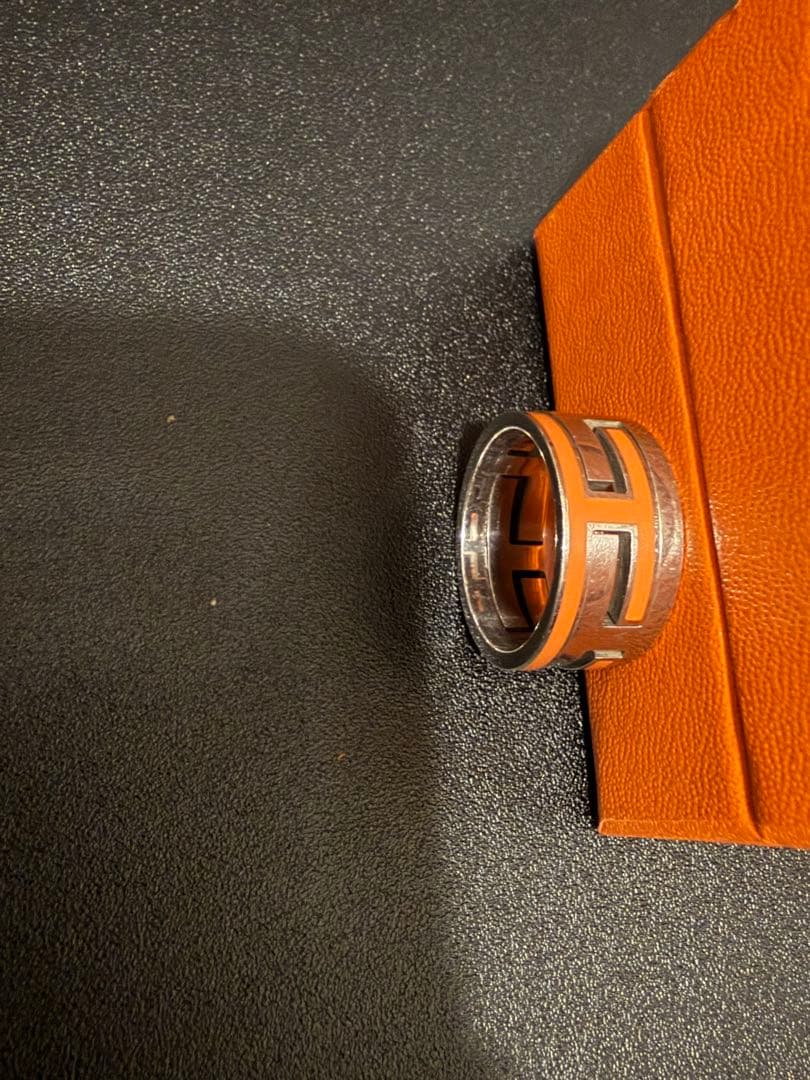 ゆ*な様 【美品】HERMES　エルメス　ムーブアッシュ　オレンジ　12号　SV