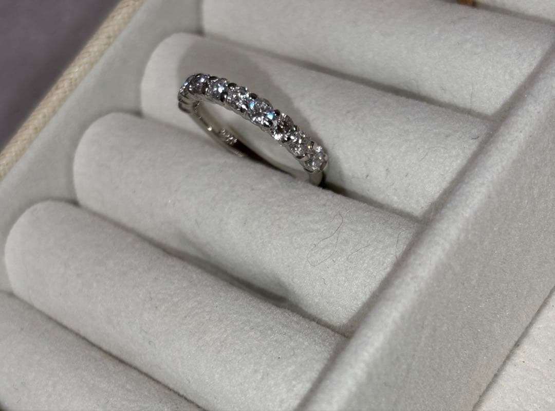 mamanです☆pt900天然ダイヤモンドエタニティリング1.00ct