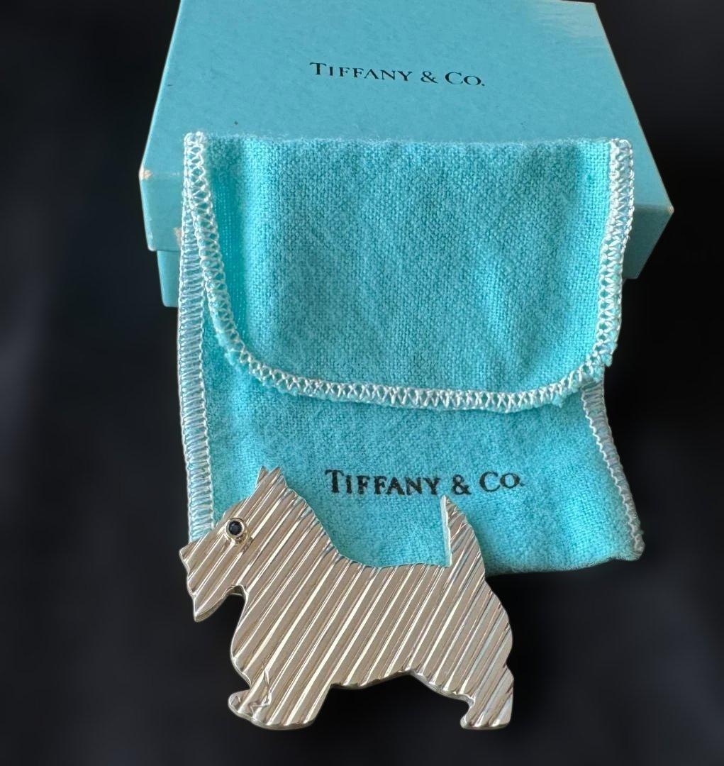 Tiffany & Co. ティファニー　サファイヤ入りテリア ブローチ TIFFANY&Co.（ティファニー） ブローチ兼トップ ドラゴンフライM