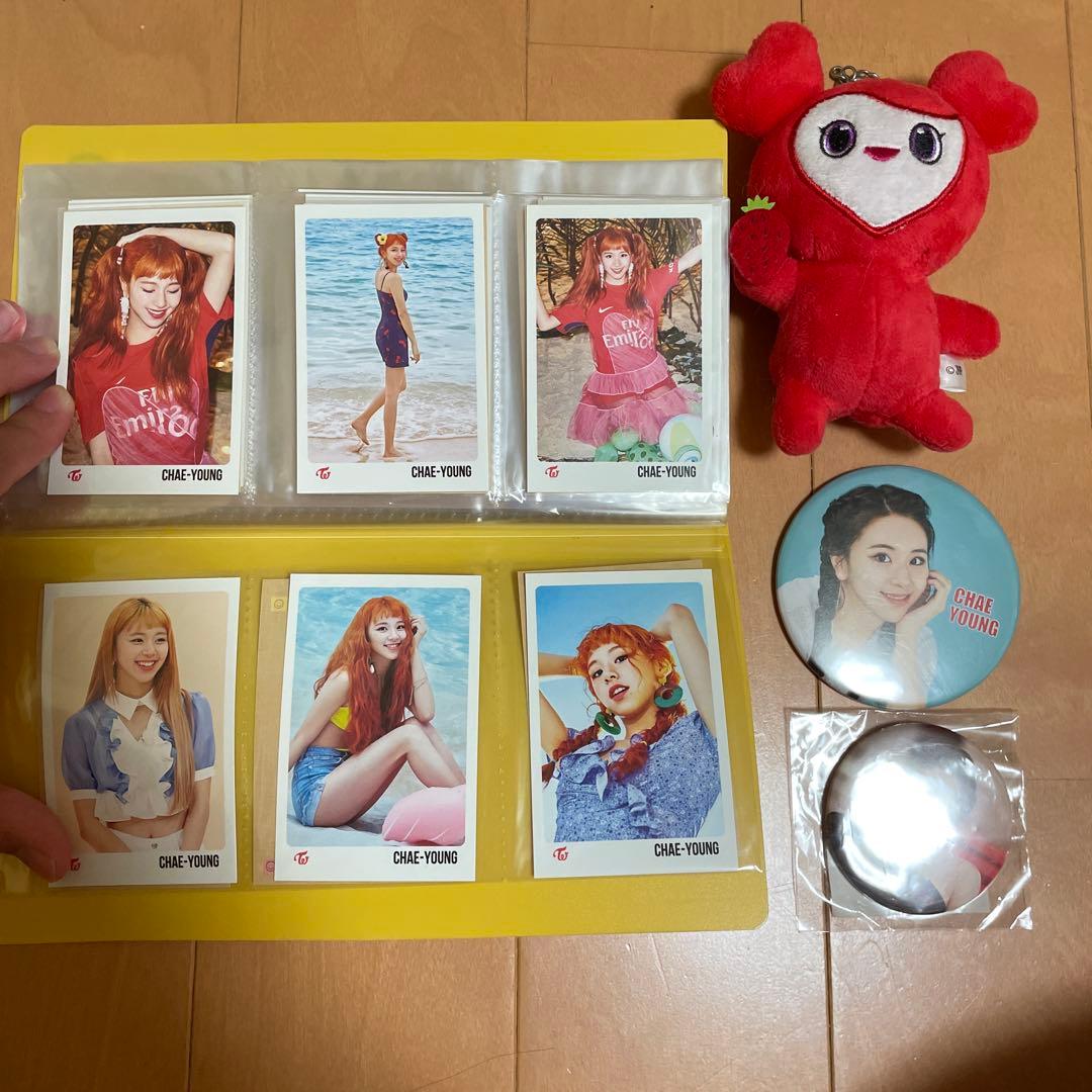 TWICEチェヨン 缶バッジ セット twice 缶 バッジ TWICE チェヨン 缶