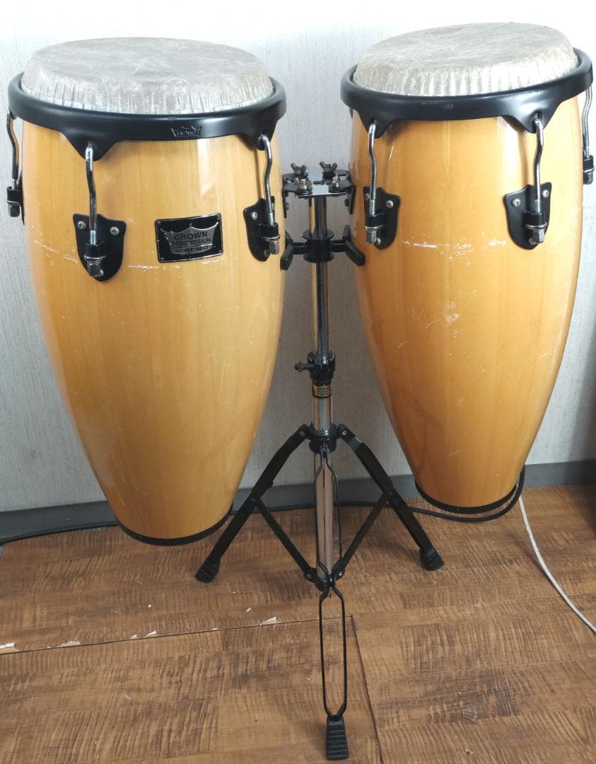 REMO/レモ コンガ ペア CROWN PERCUSSION ★スタンド付属 REMO/レモ コンガ ペア CROWN PERCUSSION ☆スタンド付属 REMO/レモ