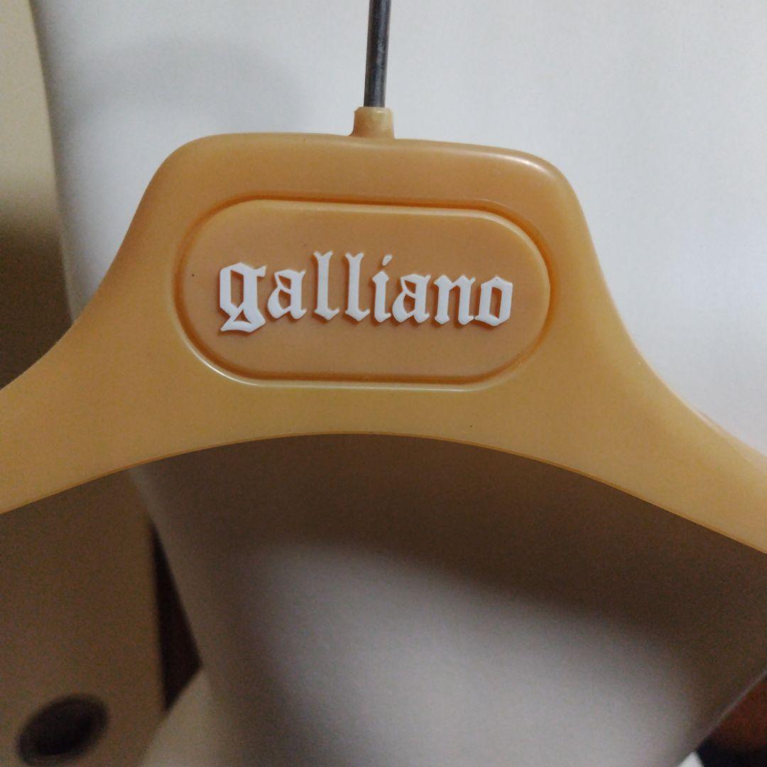 galliano ベージュ ドレープタイトドレス