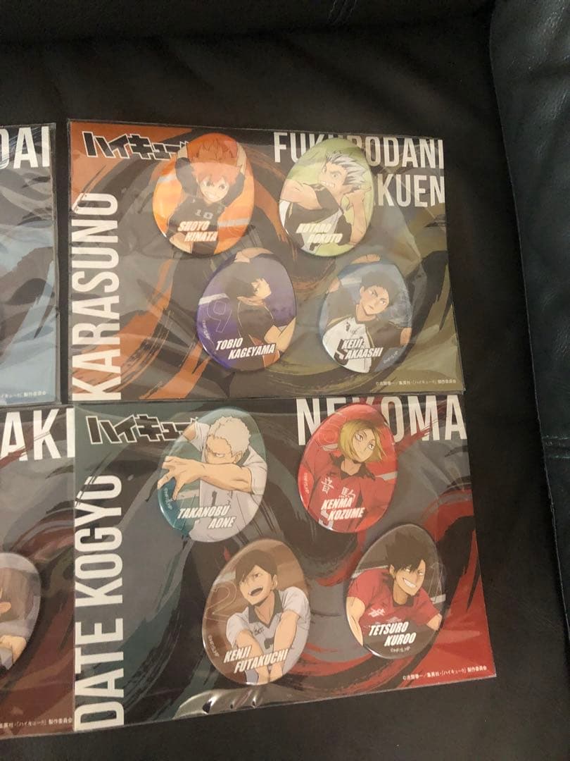 ハイキュー!!たまご型 缶バッジセットコンプリートセット