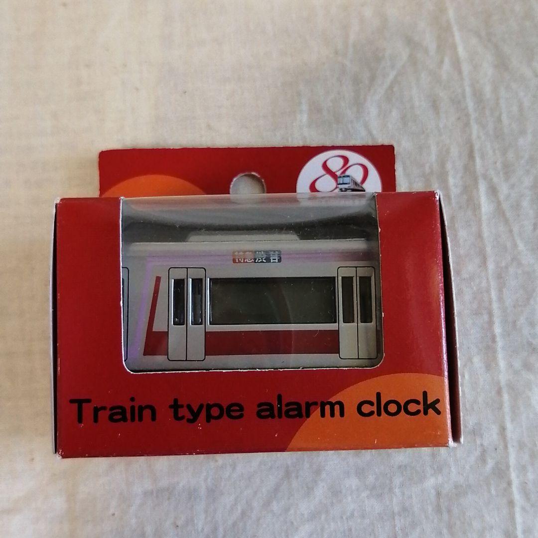 東横線 開通 80周年記念　東急 5000系　走る　電車型 目覚まし 時計