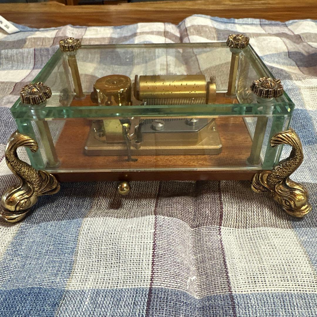 希少【リュージュ 】カノン♡オルゴール36弁REUGE ドルフィン　レバー難