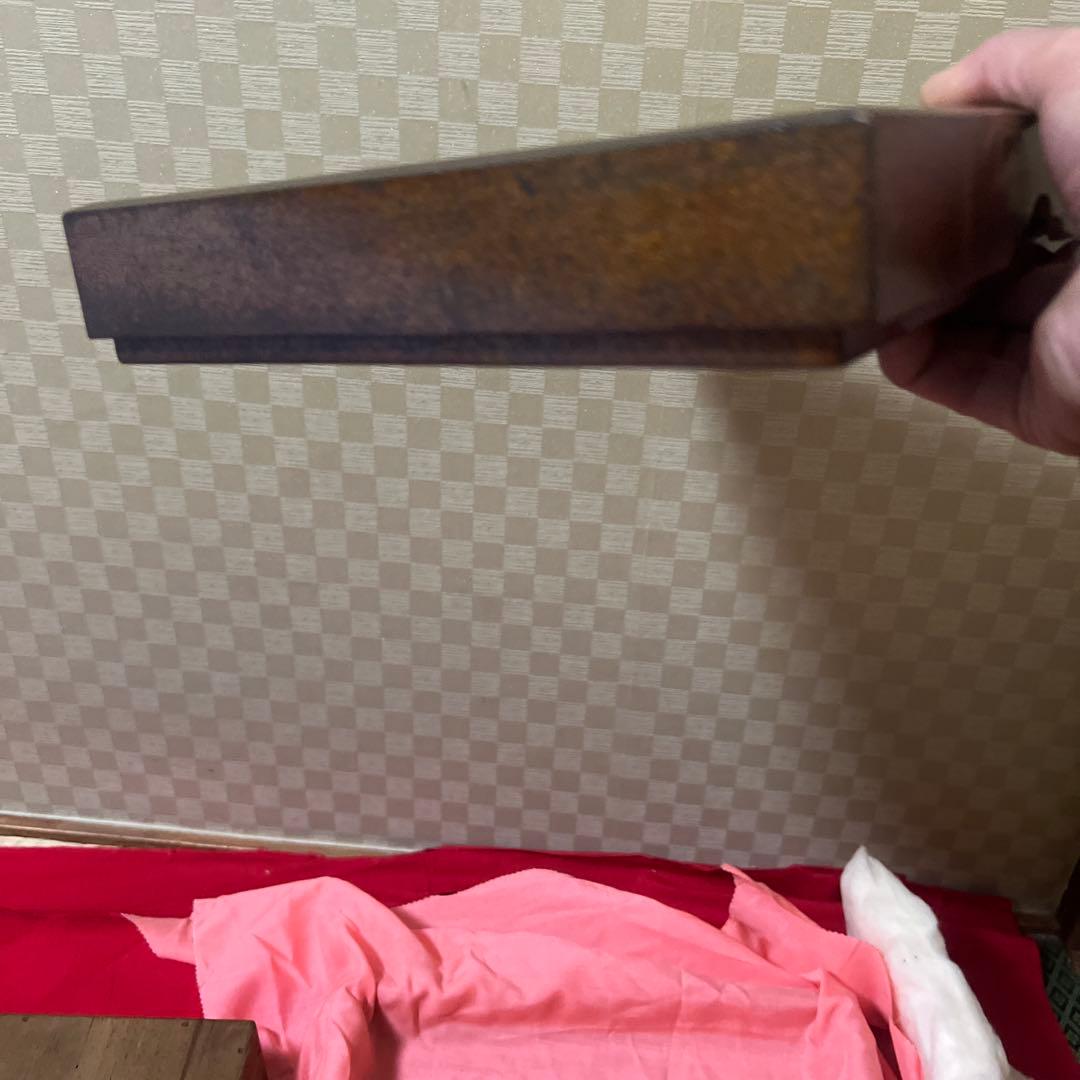 古美術　竹鶴高蒔絵　御硯箱