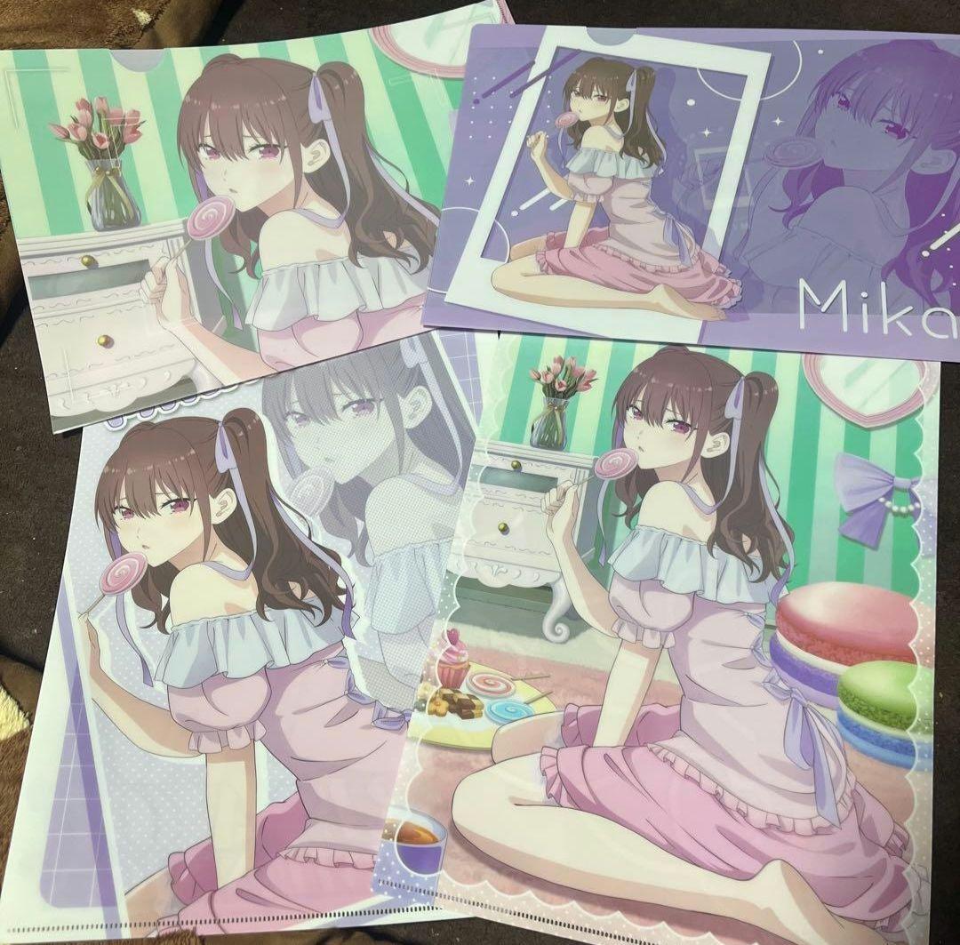 2.5次元の誘惑 タイトーくじ 甘いお菓子の誘惑 クリアファイルセット