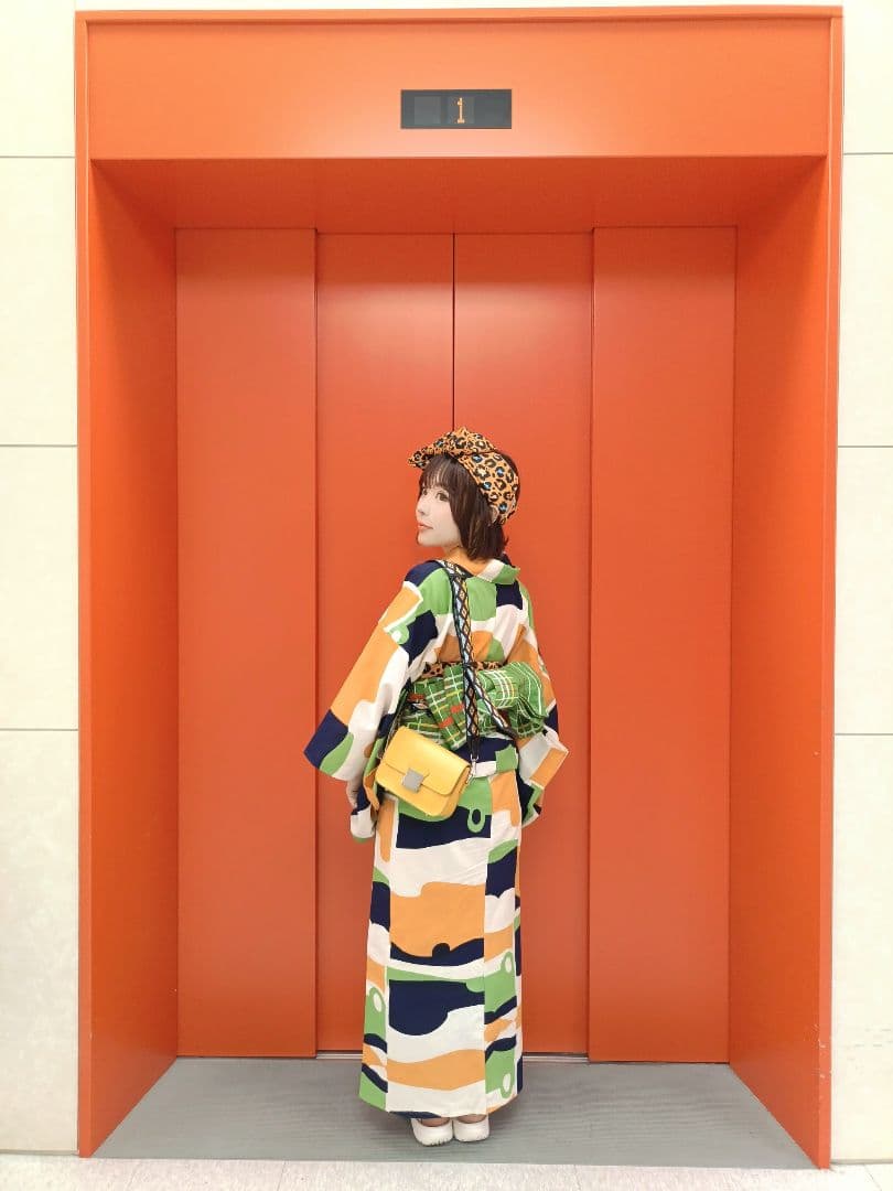 浴衣 サイケ 70年代