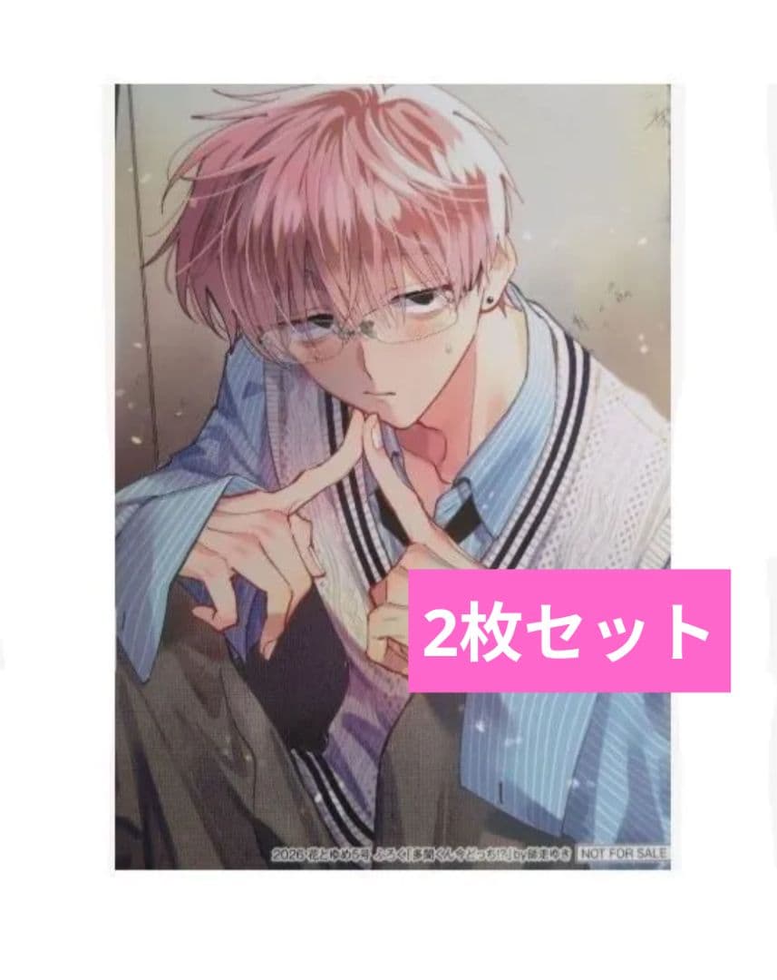 2枚 花とゆめ 付録 多聞くん今どっち!? 福原多聞 バレンタイン