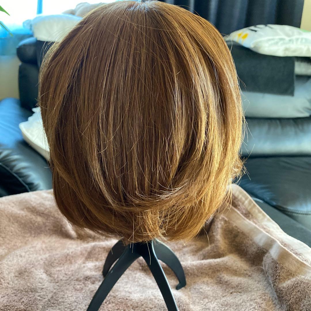 大幅値下げ‼️10万以上が70％以上オフ‼️ボブフルウィッグ(人毛、人工毛ミックス)