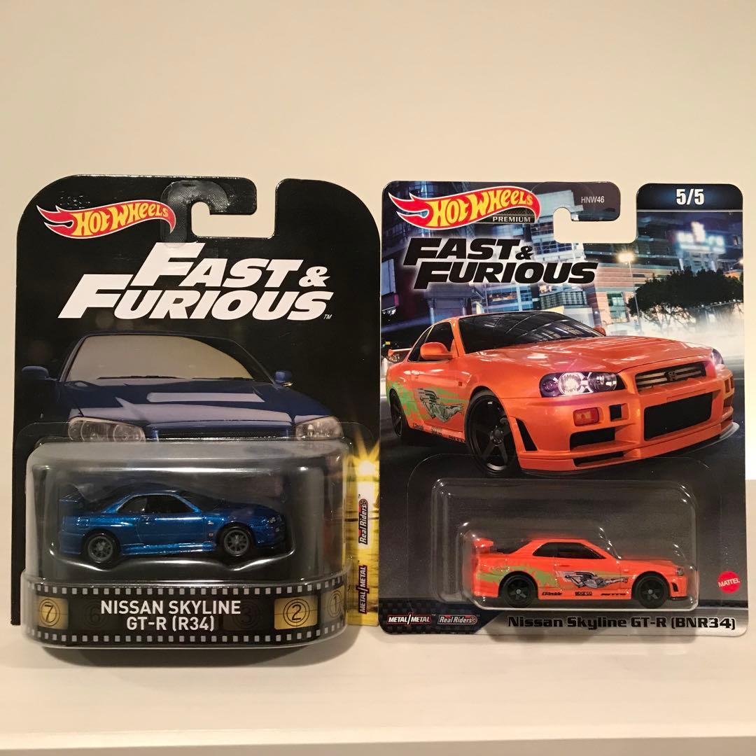 コンベンションカー スカイライン GT-R R34 ホットウィール 5点 2025年