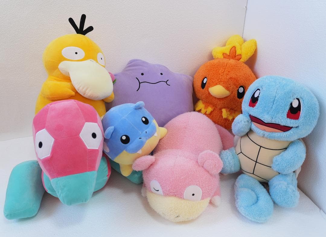 ポケットモンスターのぬいぐるみ タグ付き 7個まとめ ポケモンのぬいぐるみ